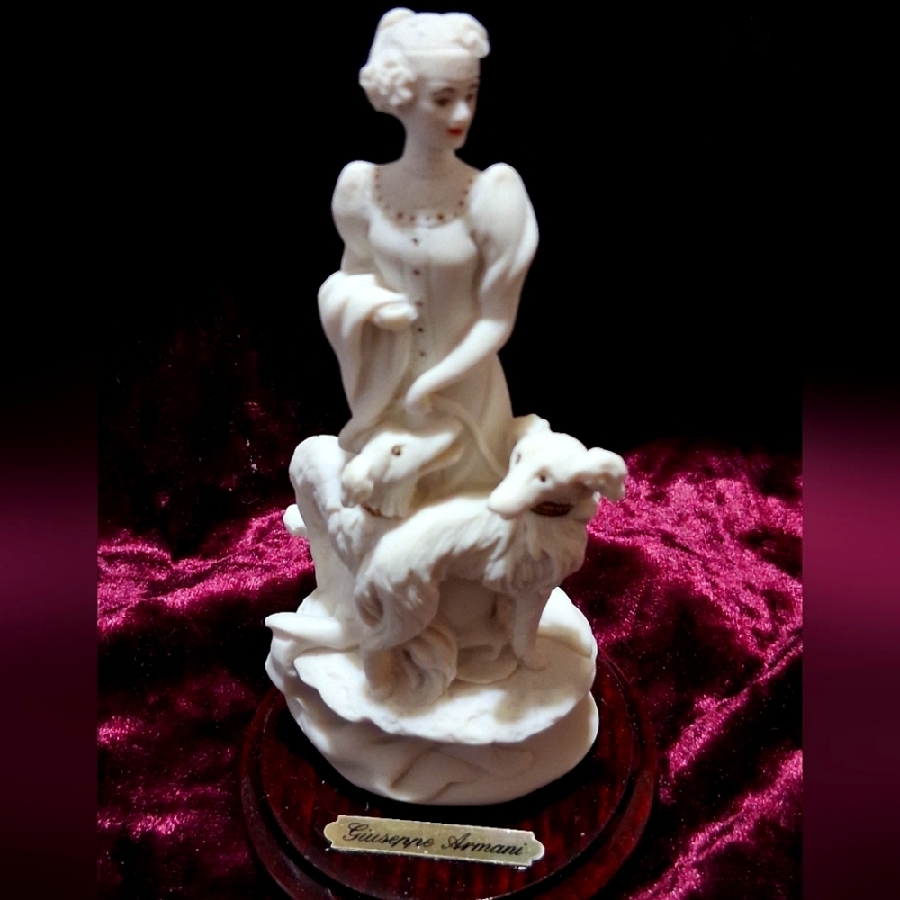 White Ceramic Spiral Sculpture Art